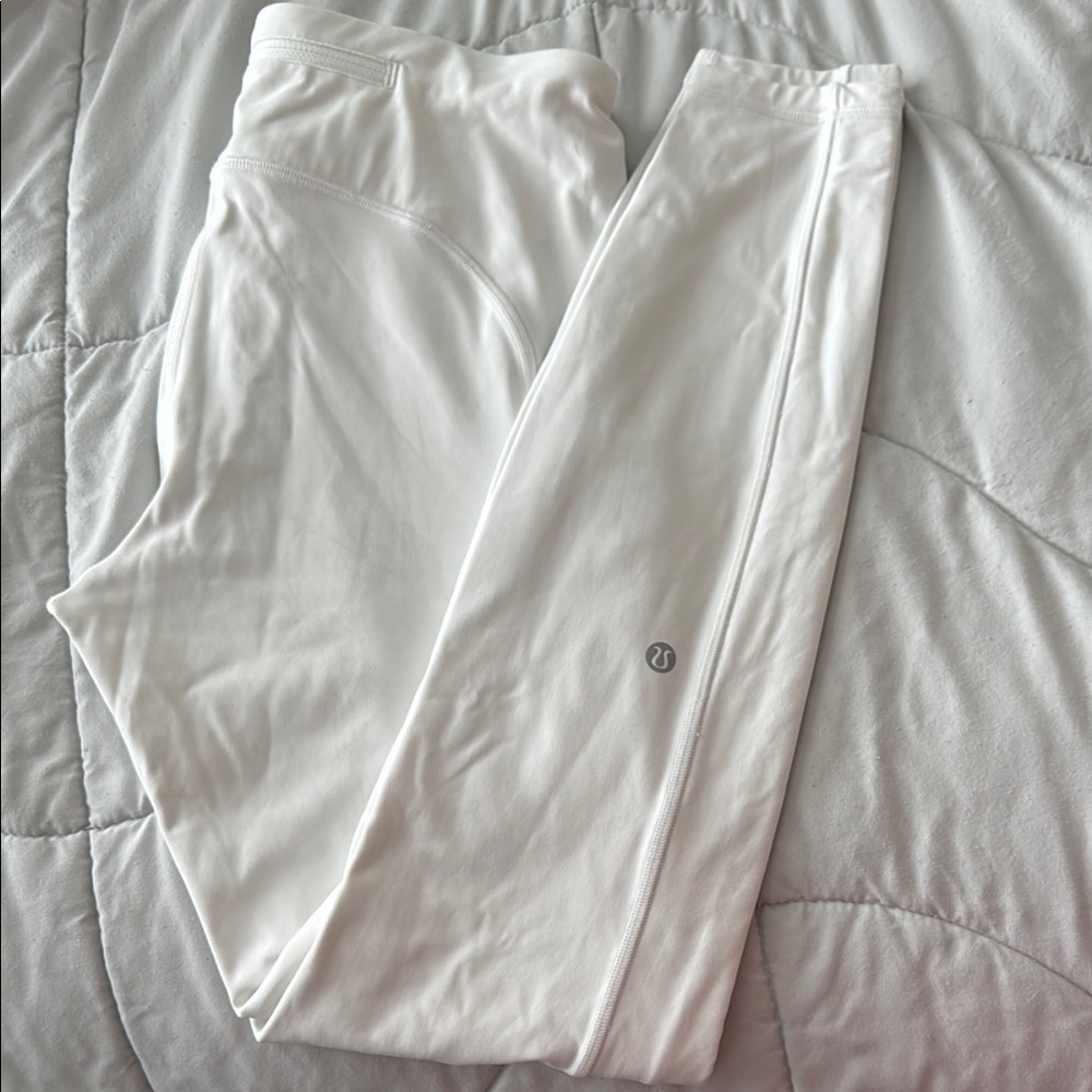 Lululemon Athletica White Leggings size 8